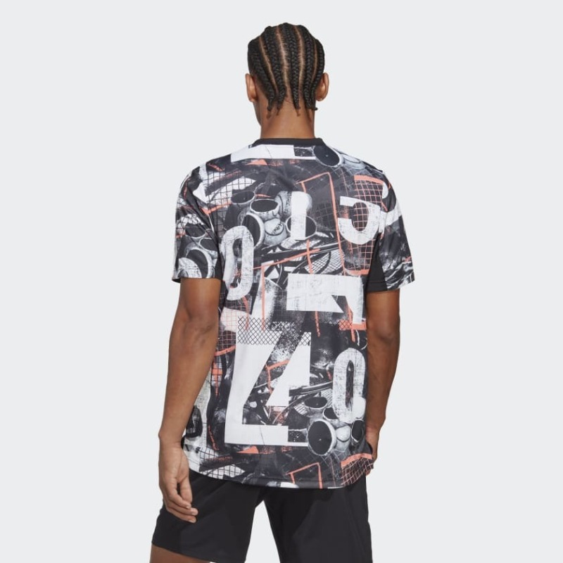 Adidas CLUB GRAPH TEE BEYAZ Erkek Tshirt - 2