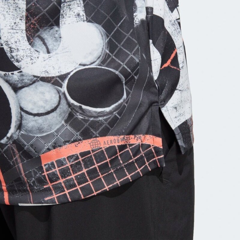 Adidas CLUB GRAPH TEE BEYAZ Erkek Tshirt - 6