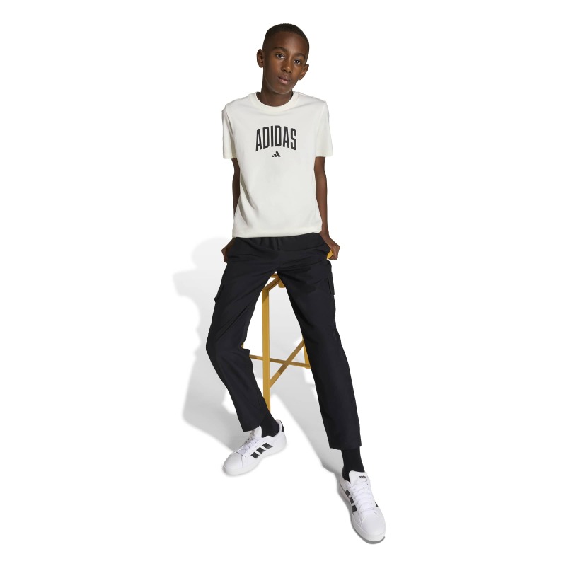 Adidas Collegiate Graphic Beyaz Çocuk Tshirt - 4