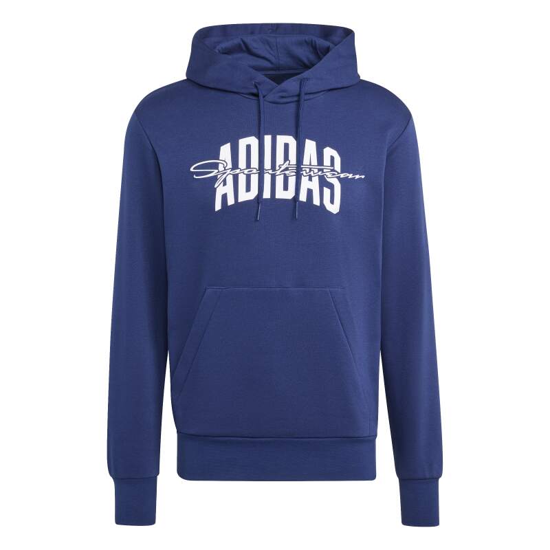 Adidas Collegiate Script Graphic Mavi Erkek Sweatshirt - 6