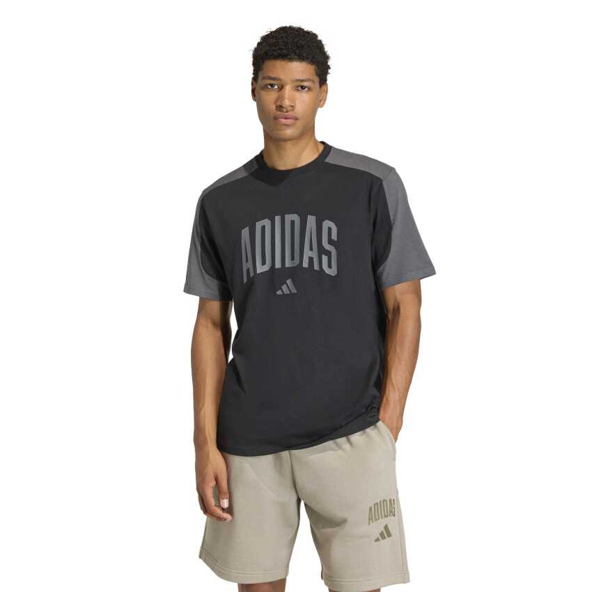 Adidas Collegiate Siyah Erkek Tshirt - 1