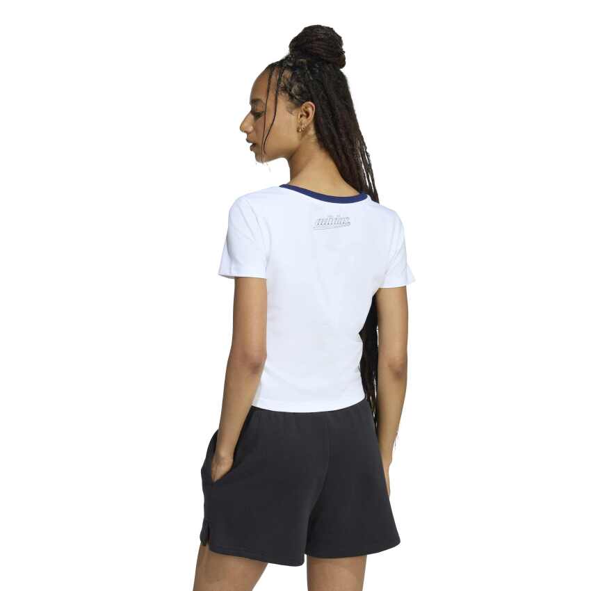 Adidas Colour Icon Graphic Baby Dar Beyaz Kadın Tshirt - 2