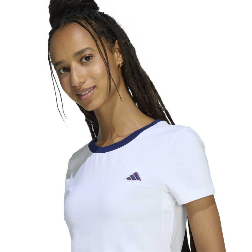 Adidas Colour Icon Graphic Baby Dar Beyaz Kadın Tshirt - 4