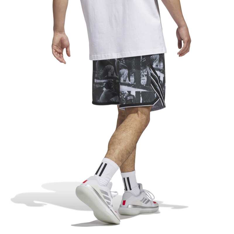 Adidas Crazylite Aop 5 Beyaz Erkek Şort - 2