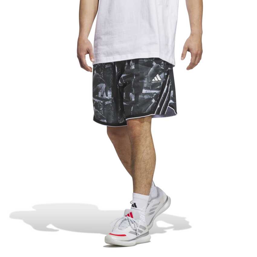 Adidas Crazylite Aop 5 Beyaz Erkek Şort - 1