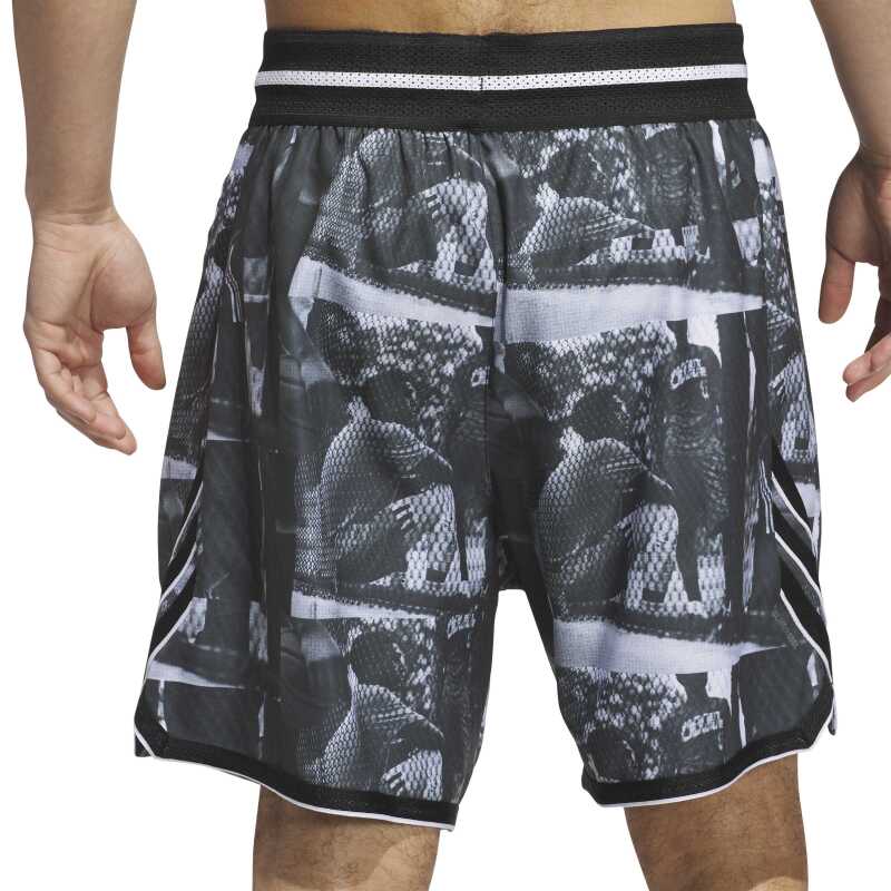 Adidas Crazylite Aop 5 Beyaz Erkek Şort - 5