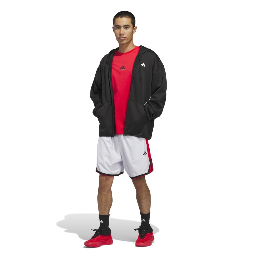 Adidas Crazylite Gri Erkek Şort - 4