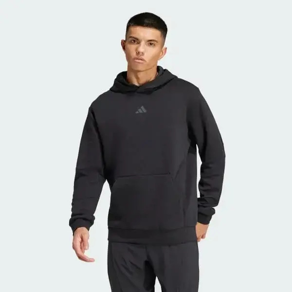 Adidas Desgined for Training Siyah Erkek Sweatshirt - Adidas