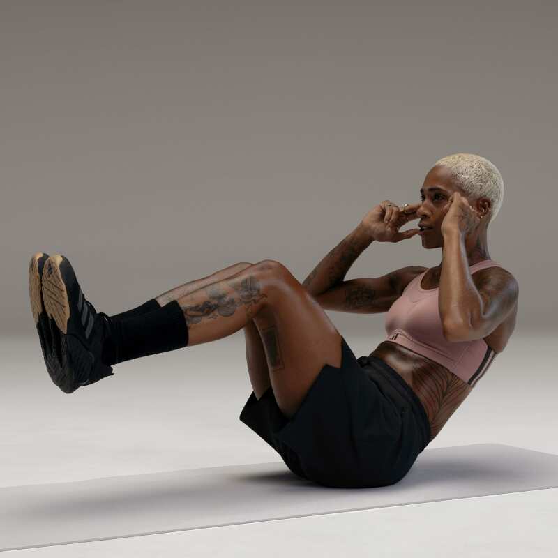 Adidas D4T Knit Short SİYAH Kadın Şort - 7