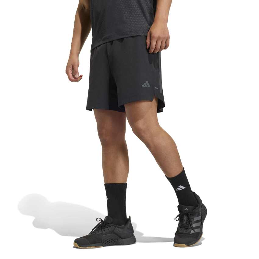 Adidas D4T Power 3 Stripes Siyah Erkek Şort - 1