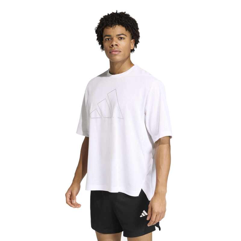 Adidas D4T Power Essentials File Beyaz Erkek Tshirt - 1