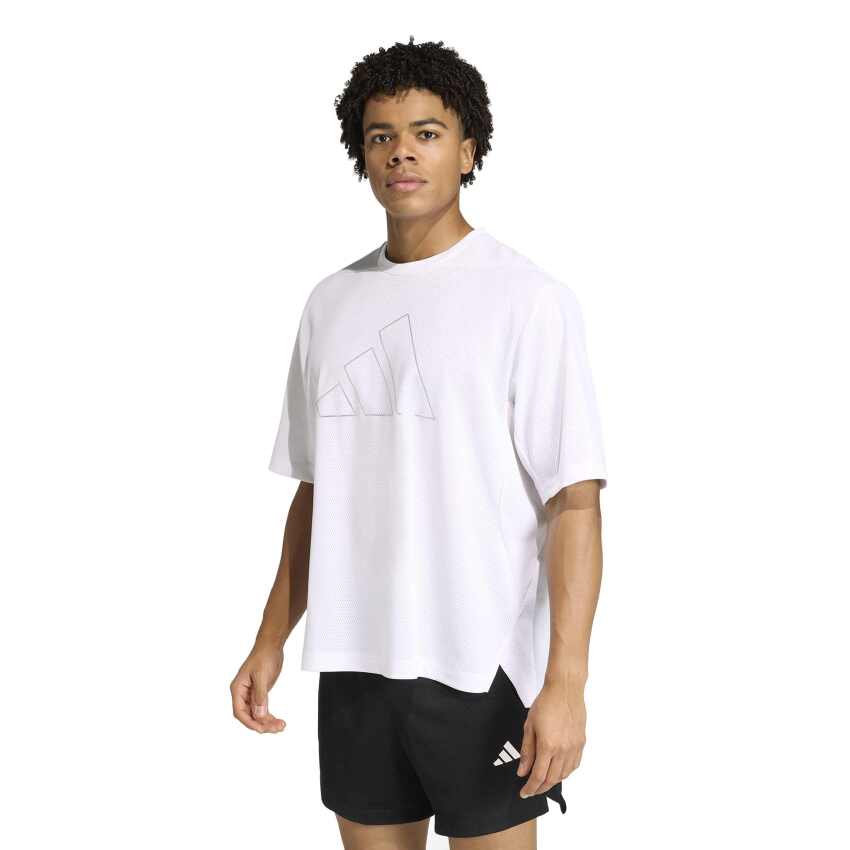 Adidas D4T Power Essentials File Beyaz Erkek Tshirt - 1