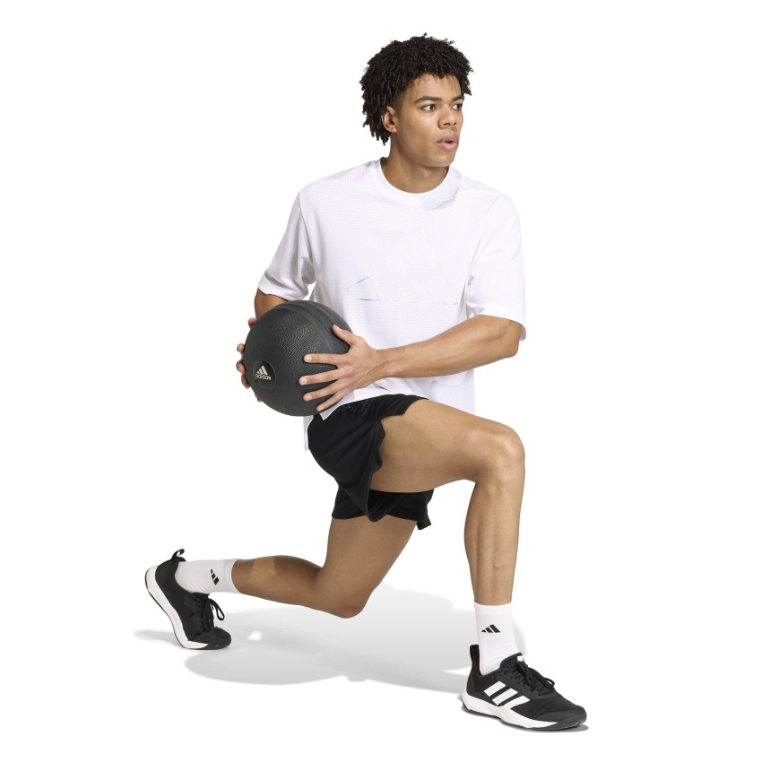 Adidas D4T Power Essentials File Beyaz Erkek Tshirt - 3