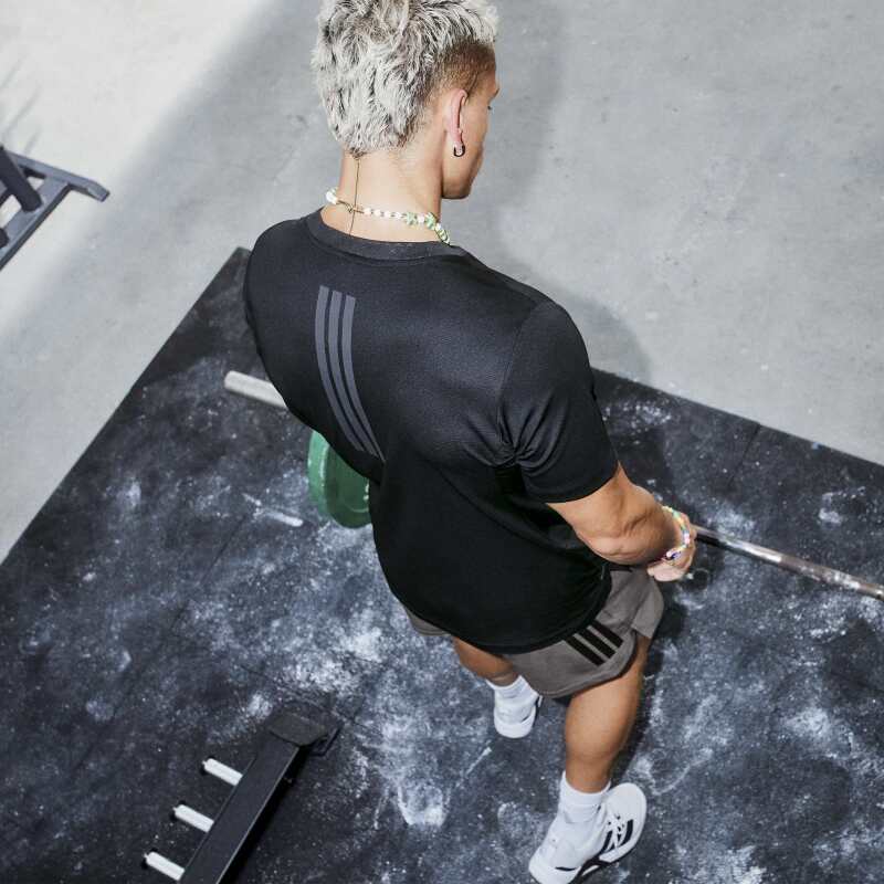 Adidas D4T PrimeLift Siyah Erkek Tshirt - 7