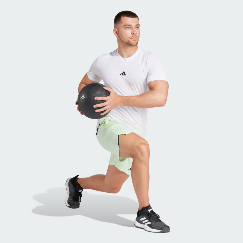 Adidas Designed for Training TEE BEYAZ Erkek Tshirt - 3