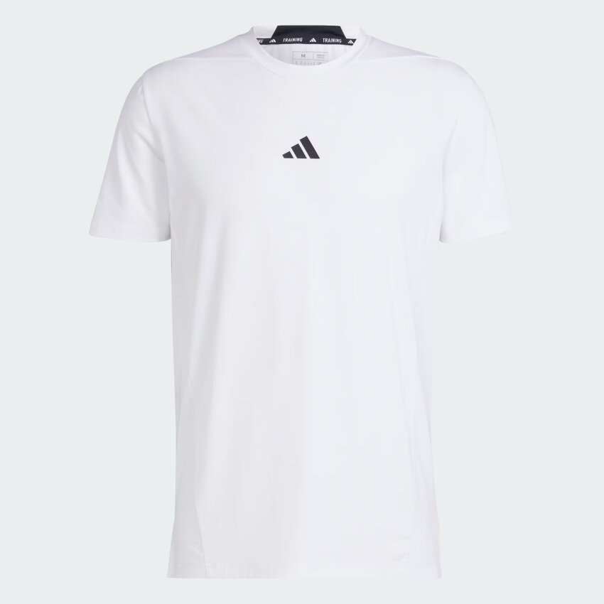Adidas Designed for Training TEE BEYAZ Erkek Tshirt - 4