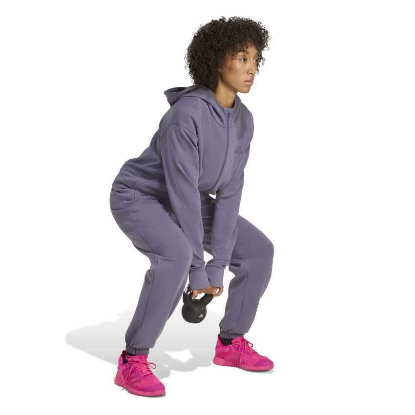 Adidas Designed 4 Training Full-Zip Mor Kadın Sweatshirt - 3