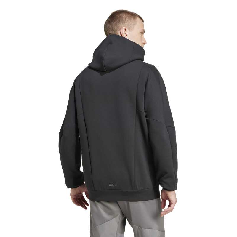Adidas Designed for Training Full-Zip Siyah Erkek Sweatshirt - 2