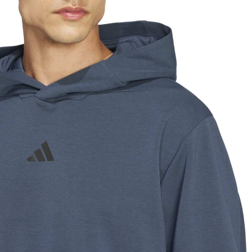 Adidas Designed for Training Kapüşonlu Lacivert Erkek Sweatshirt - 5