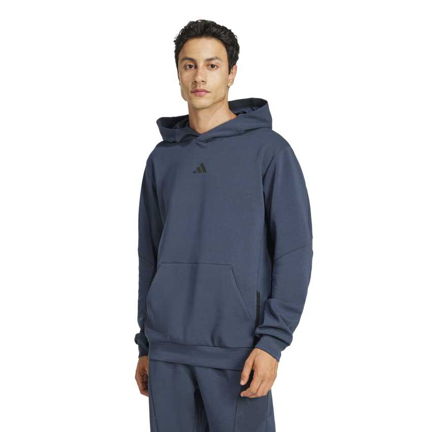 Adidas Designed for Training Kapüşonlu Lacivert Erkek Sweatshirt - 1