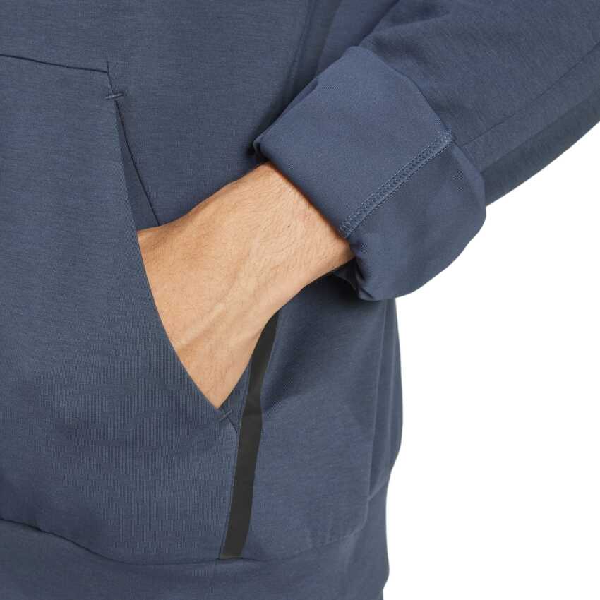 Adidas Designed for Training Kapüşonlu Lacivert Erkek Sweatshirt - 4