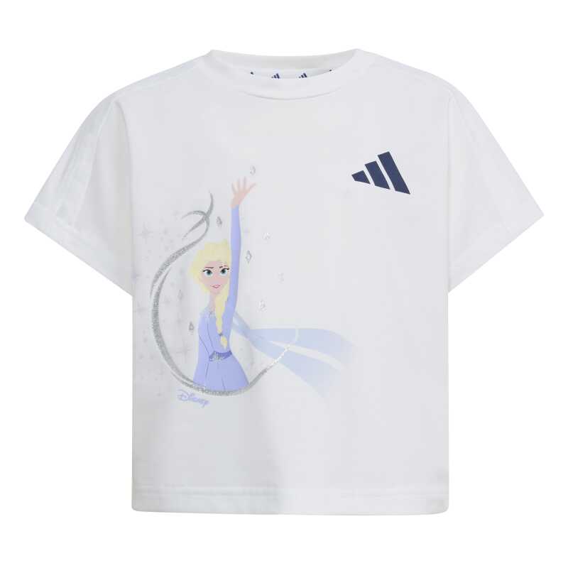 Adidas Disney Frozen Beyaz Çocuk Şort Tshirt Takım - 2