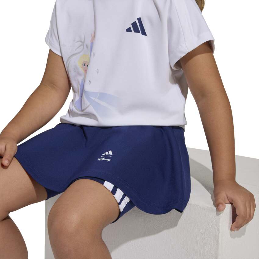 Adidas Disney Frozen Beyaz Çocuk Şort Tshirt Takım - 8