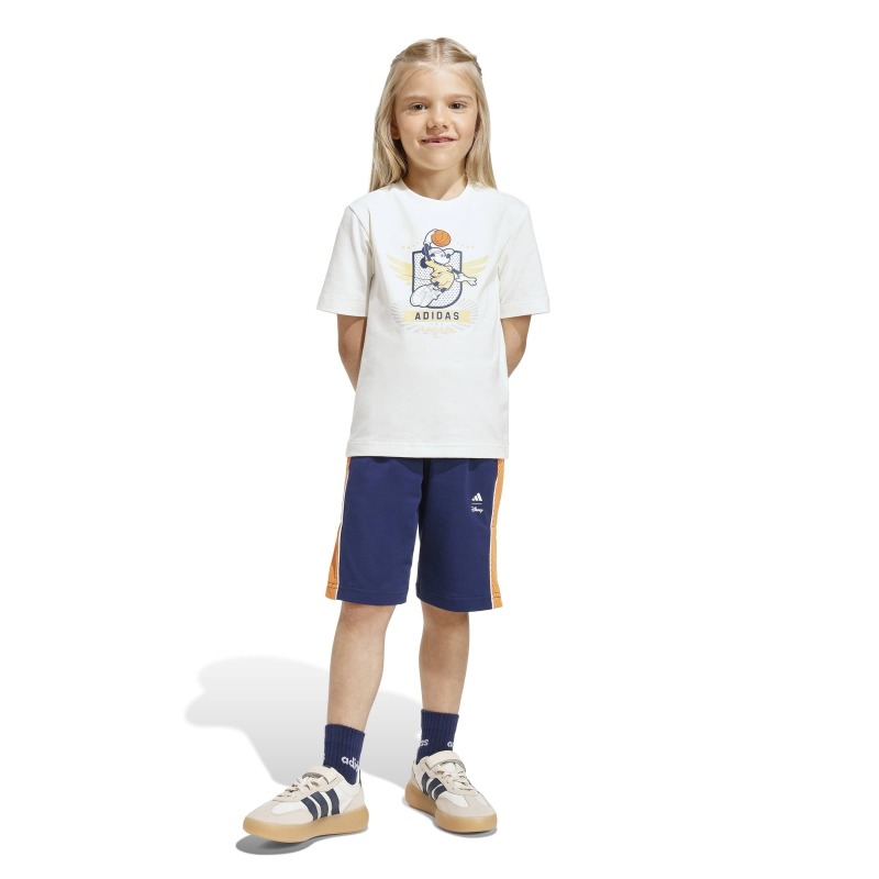 Adidas Disney Mickey Mouse Beyaz Çocuk Şort Tshirt Takım - 5
