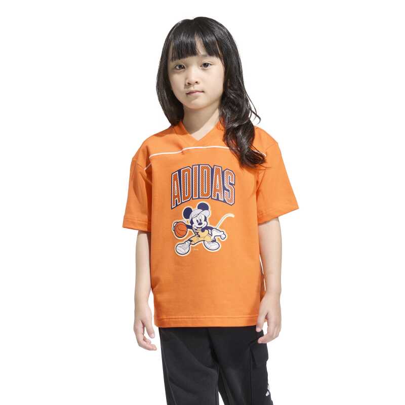 Adidas Disney Mickey Mouse Turuncu Çocuk Tshirt - Adidas