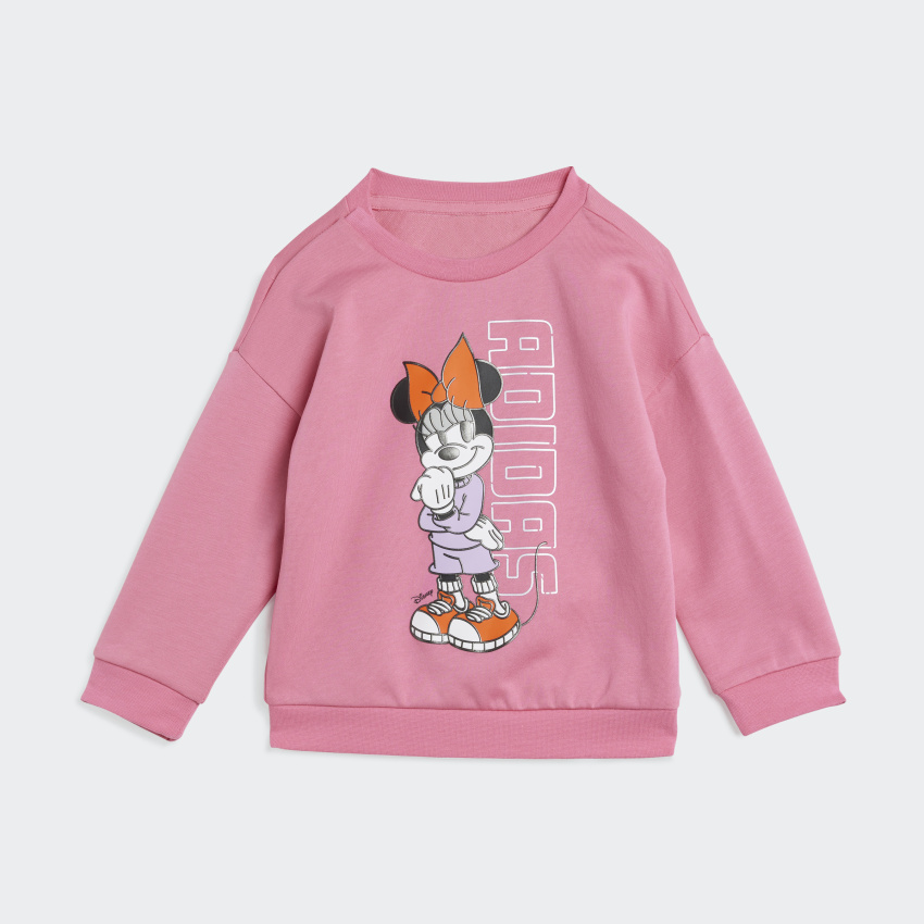 Adidas Disney Minnie Mouse Pembe Çocuk Eşofman Takımı - 7