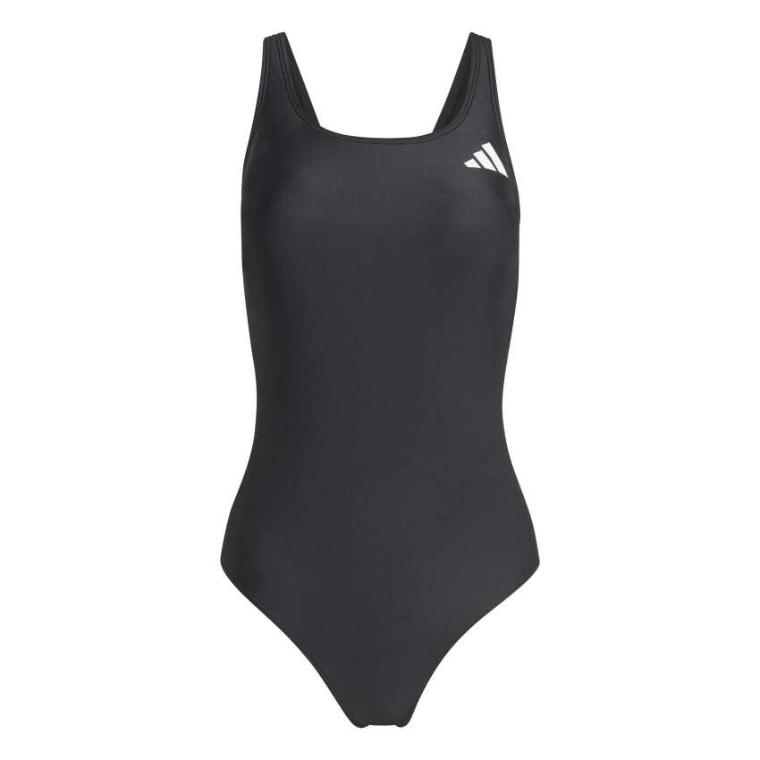 Adidas Dolgulu V Sırtlı Siyah Kadın Mayo - 6