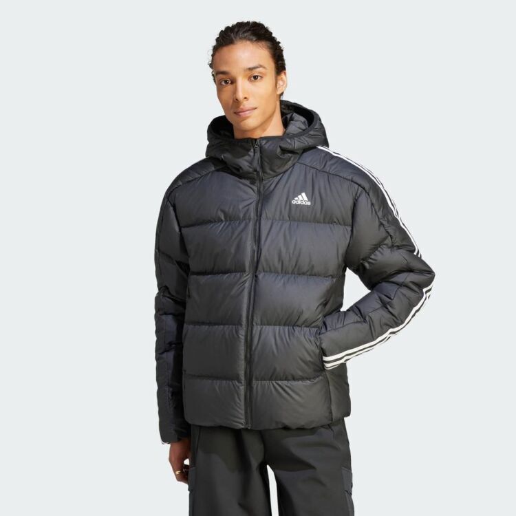 Adidas Essentials 3 Stripes Mid Siyah Erkek Mont - 1