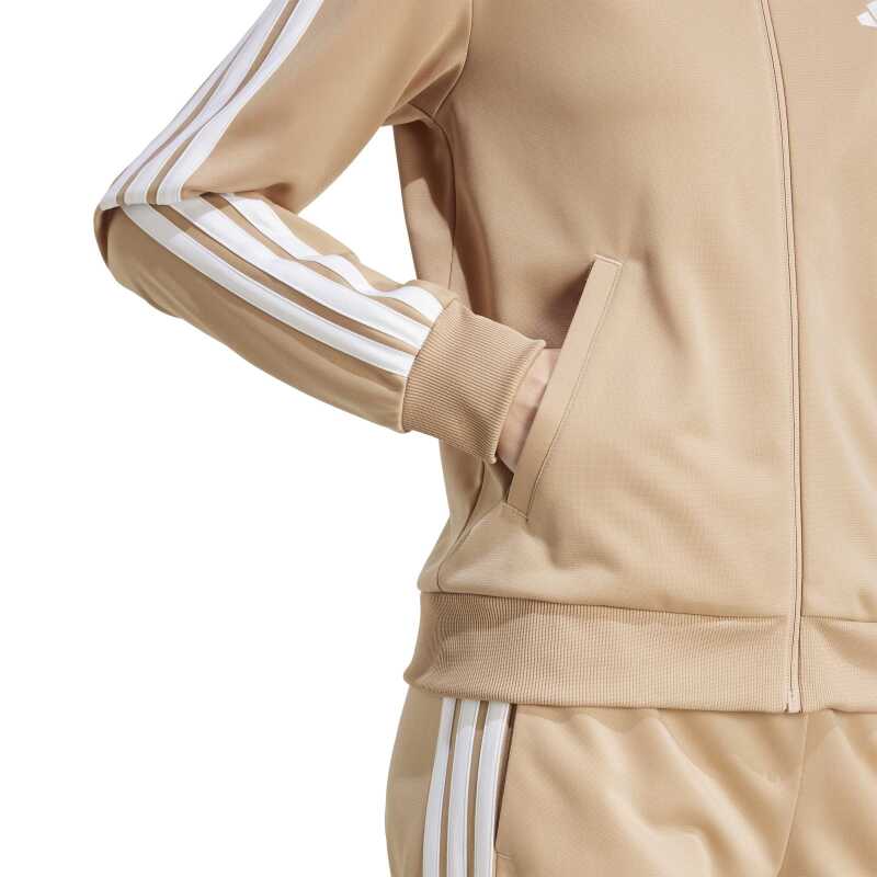 Adidas Essentials 3-Stripes Kahverengi Kadın Eşofman Takımı - 5