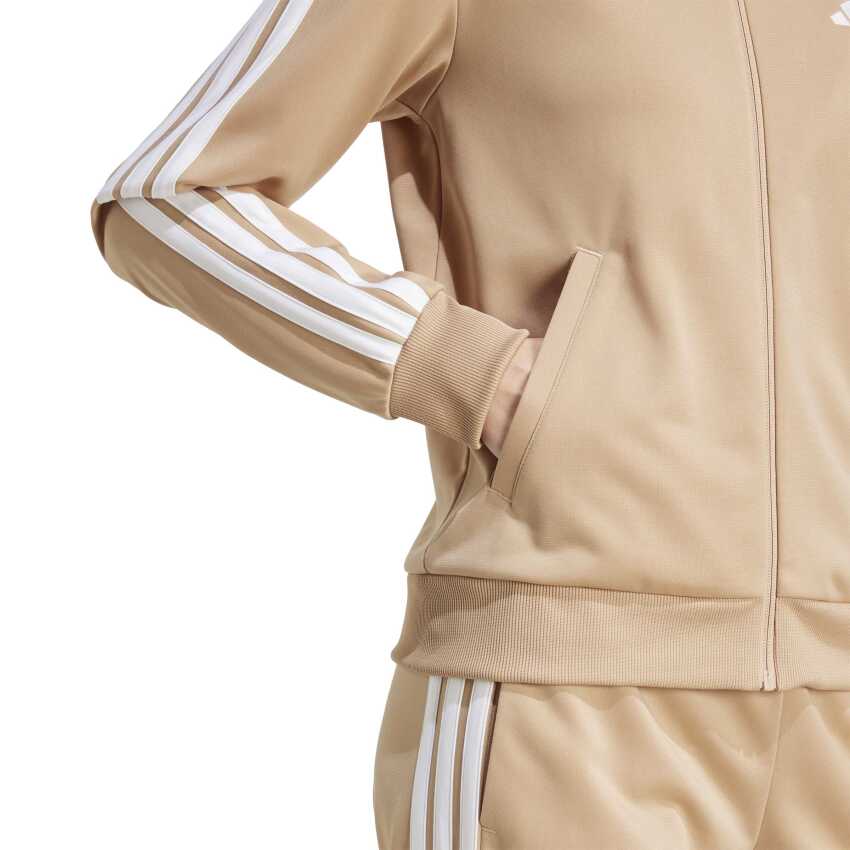 Adidas Essentials 3-Stripes Kahverengi Kadın Eşofman Takımı - 5