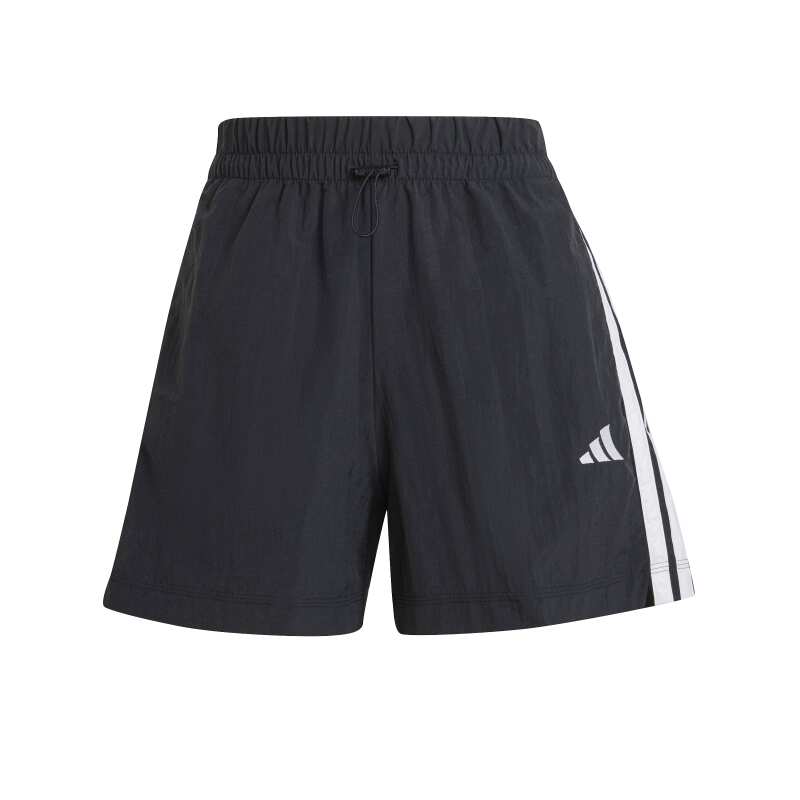 Adidas Essentials 3-Stripes Lifestyle Woven Siyah Kadın Şort - 1