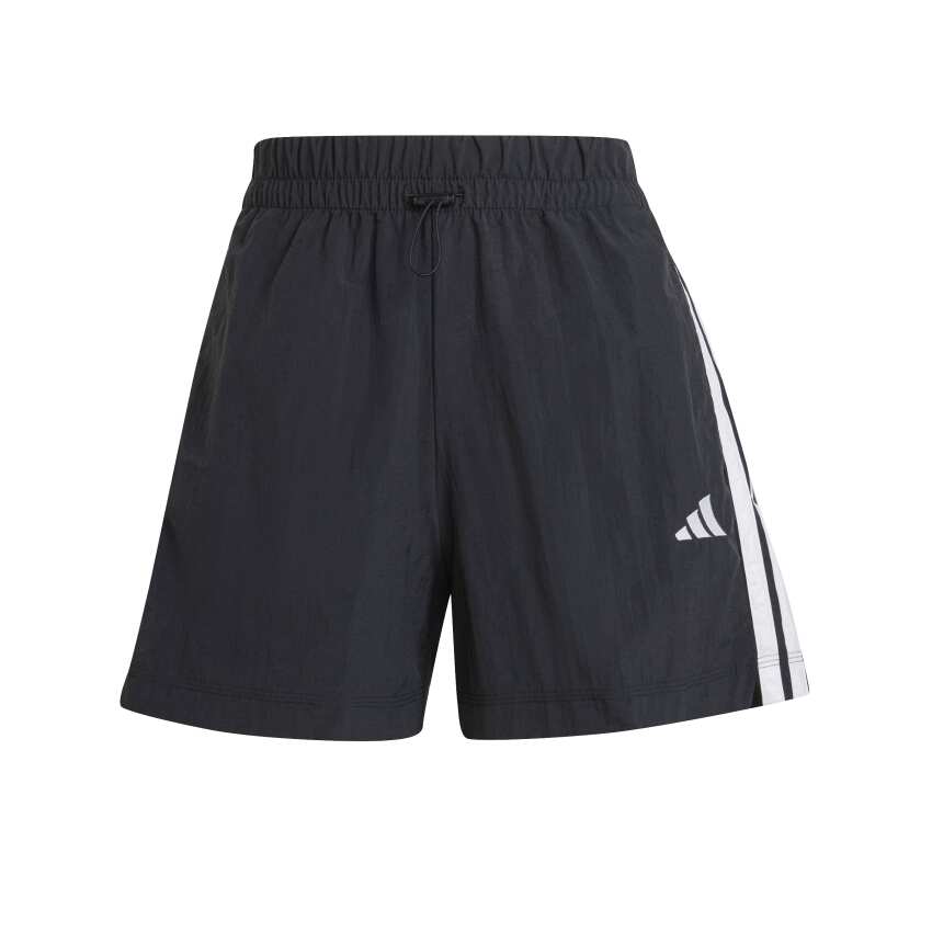 Adidas Essentials 3-Stripes Lifestyle Woven Siyah Kadın Şort - 1