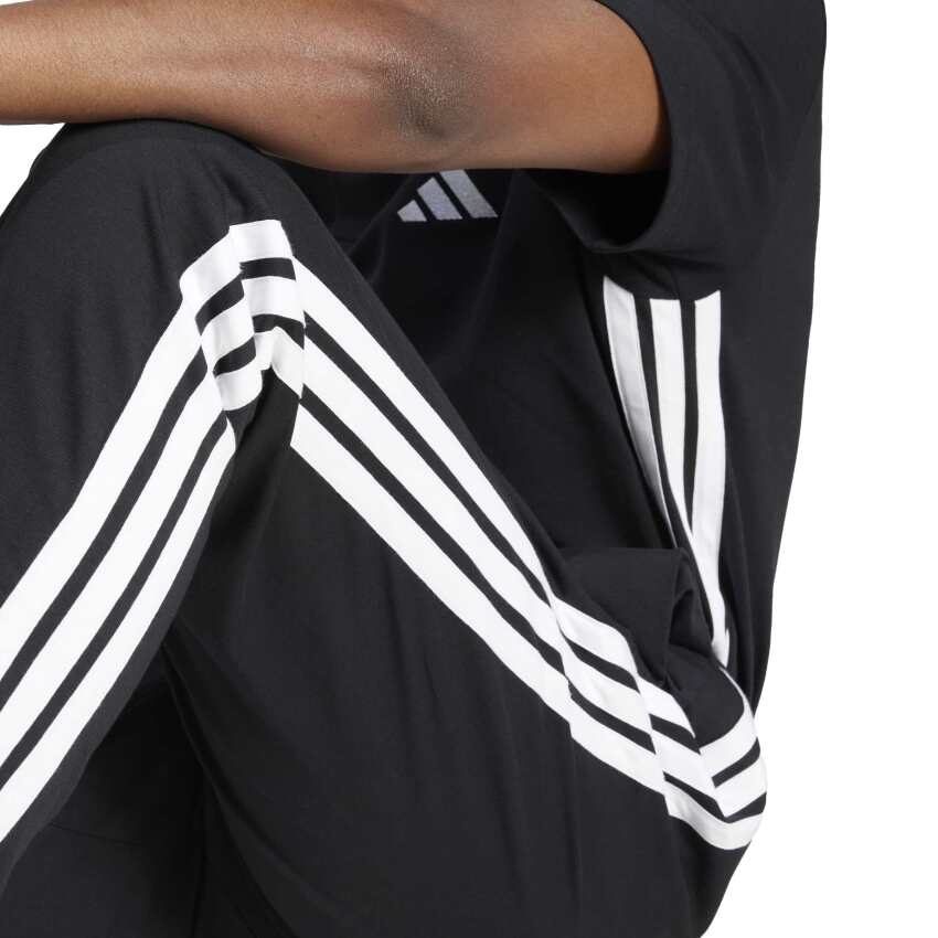 Adidas Essentials 3-Stripes Single Jersey Siyah Erkek Eşofman Altı - 6