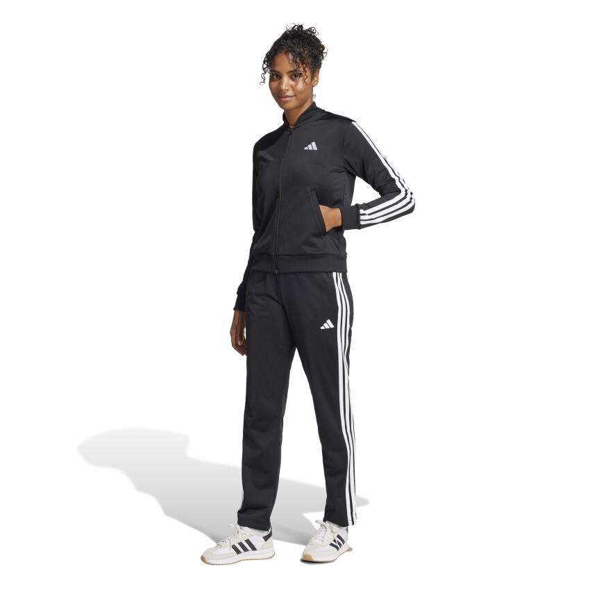 Adidas Essentials 3-Stripes Siyah Kadın Eşofman Takımı - 1