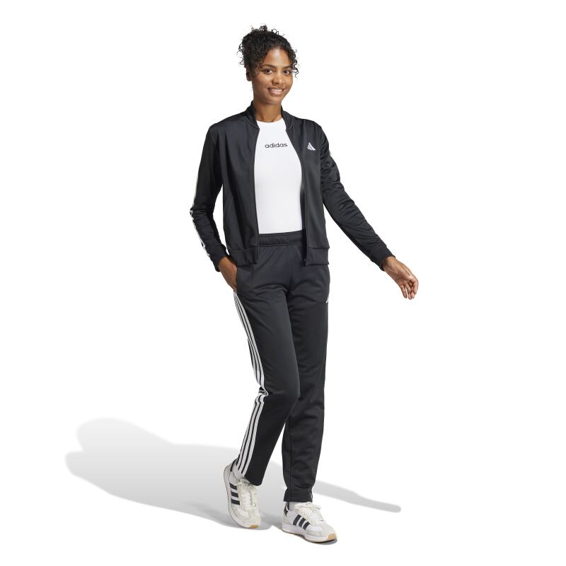Adidas Essentials 3-Stripes Siyah Kadın Eşofman Takımı - 3
