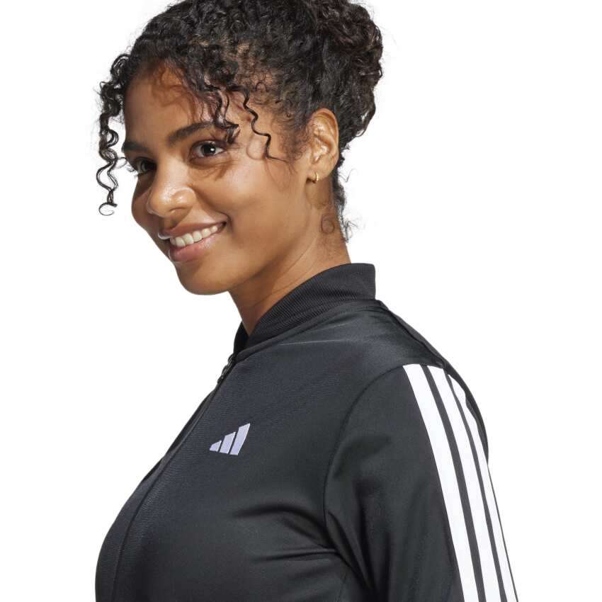 Adidas Essentials 3-Stripes Siyah Kadın Eşofman Takımı - 4