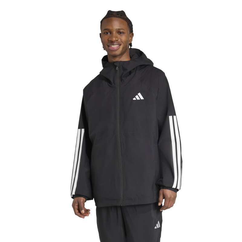 Adidas Essentials 3Stripes Siyah Erkek Mont - 1