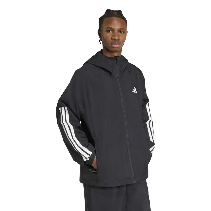 Adidas Essentials 3Stripes Siyah Erkek Mont - 4