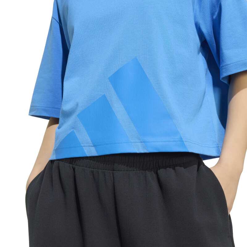 Adidas Essentials Big Logo Boyfriend Mavi Kadın Tshirt - 5