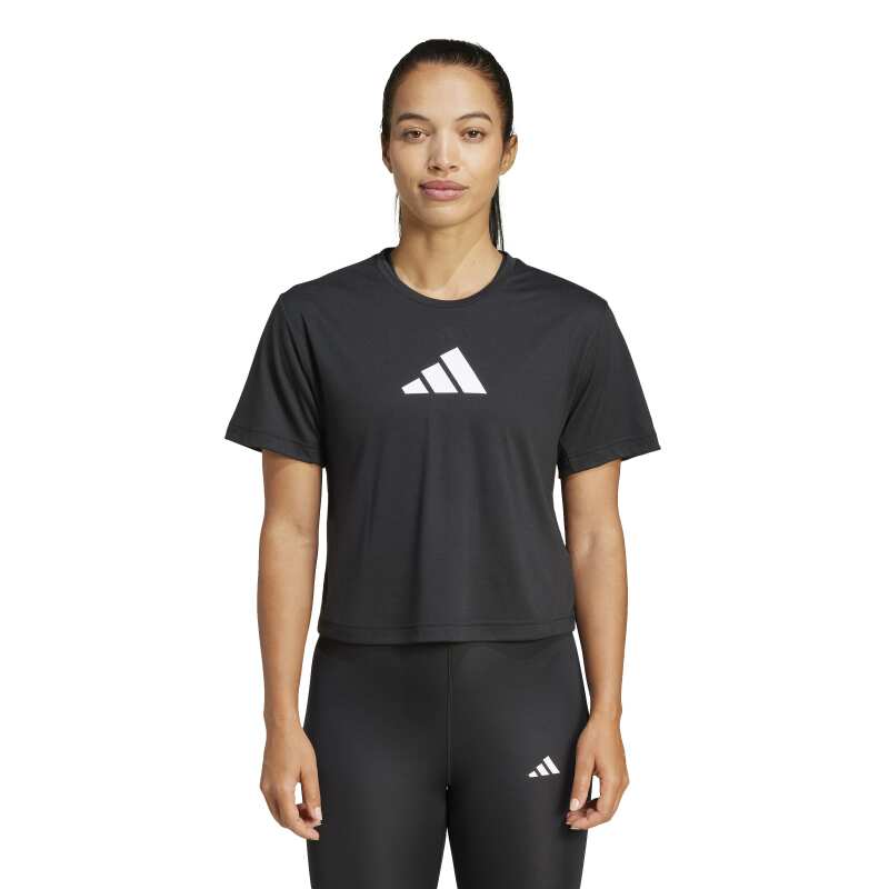 Adidas Essentials Big Logo Performance Siyah Kadın Tshirt - 1