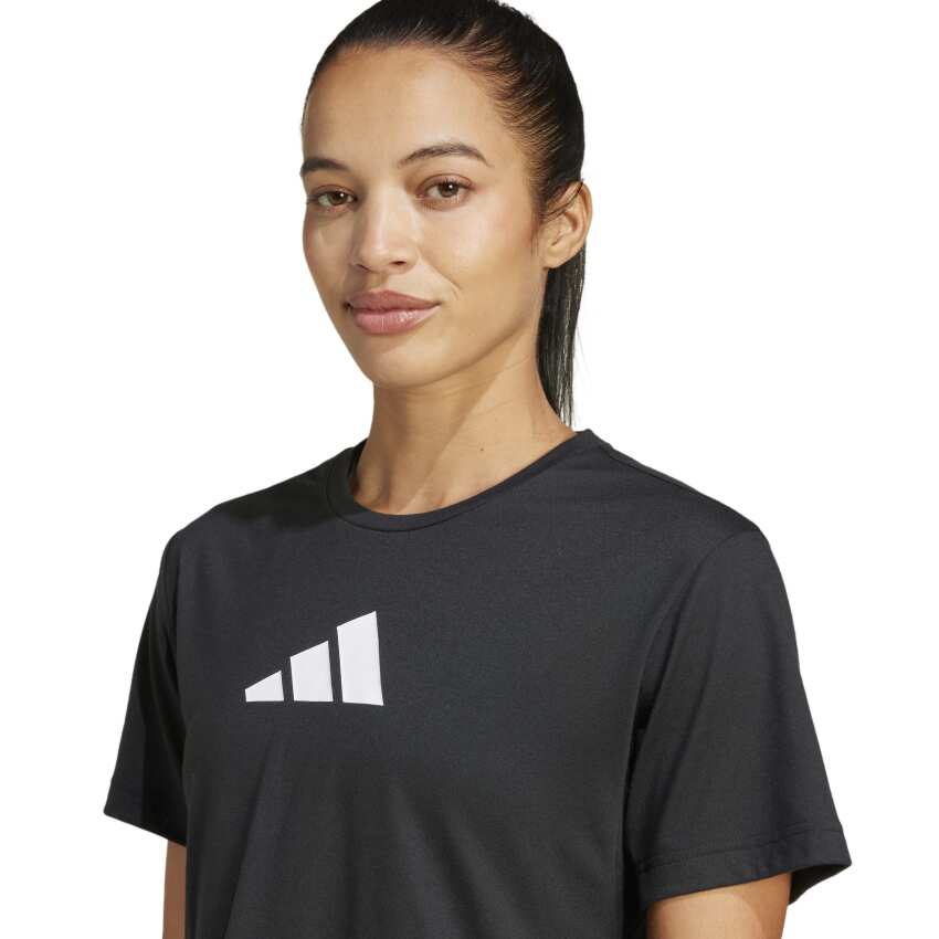 Adidas Essentials Big Logo Performance Siyah Kadın Tshirt - 4