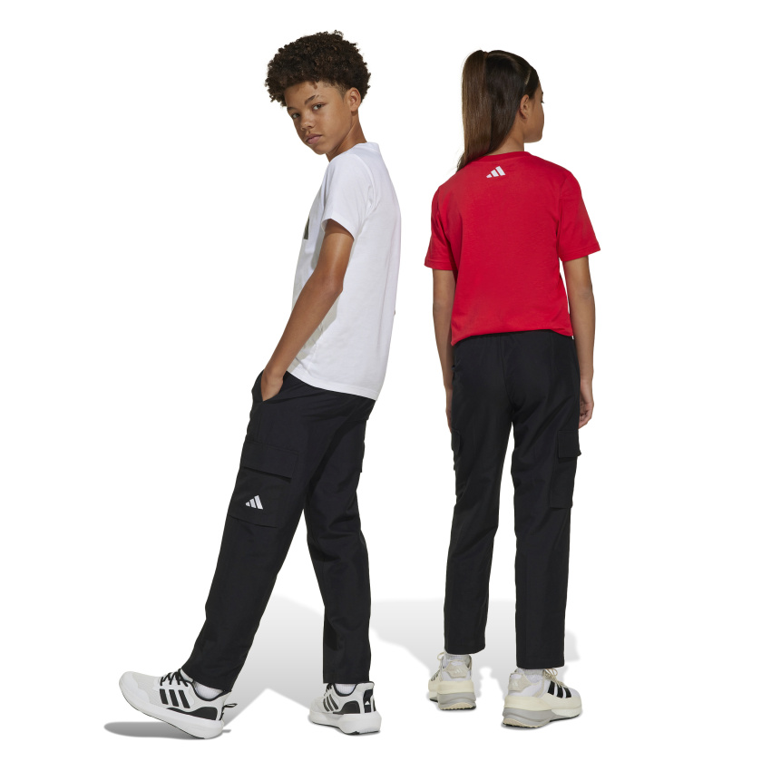 Adidas Essentials Climacool Siyah Çocuk Eşofman Altı - 6