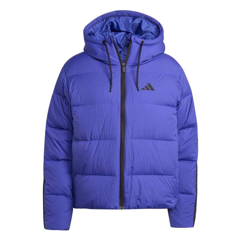 Adidas Essentials Climawarm 3-Stripes Puffer Mavi Kadın Mont - Adidas