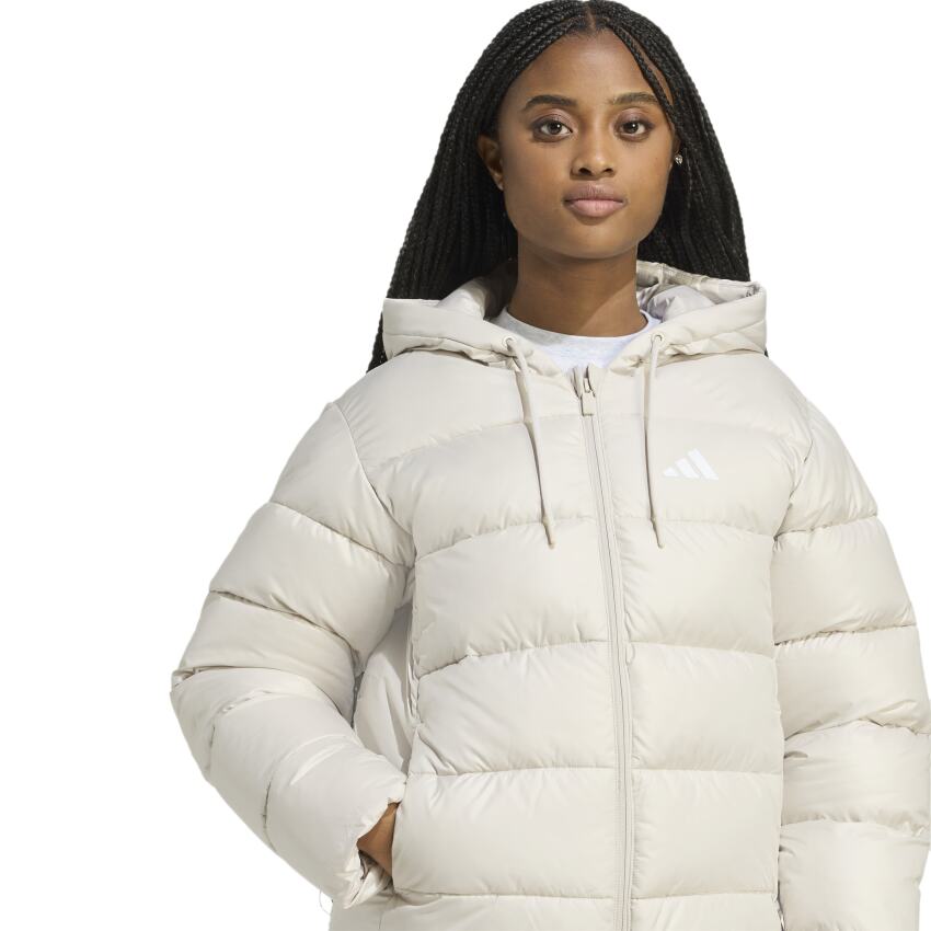 Adidas Essentials Climawarm Bej Kadın Mont - 5