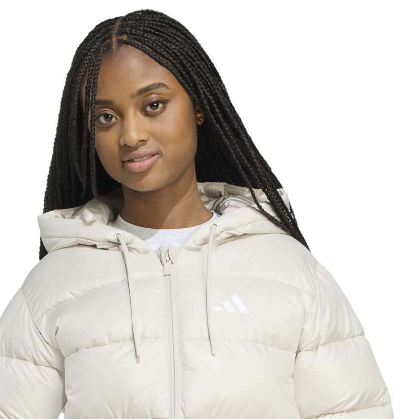 Adidas Essentials Climawarm Bej Kadın Mont - 6