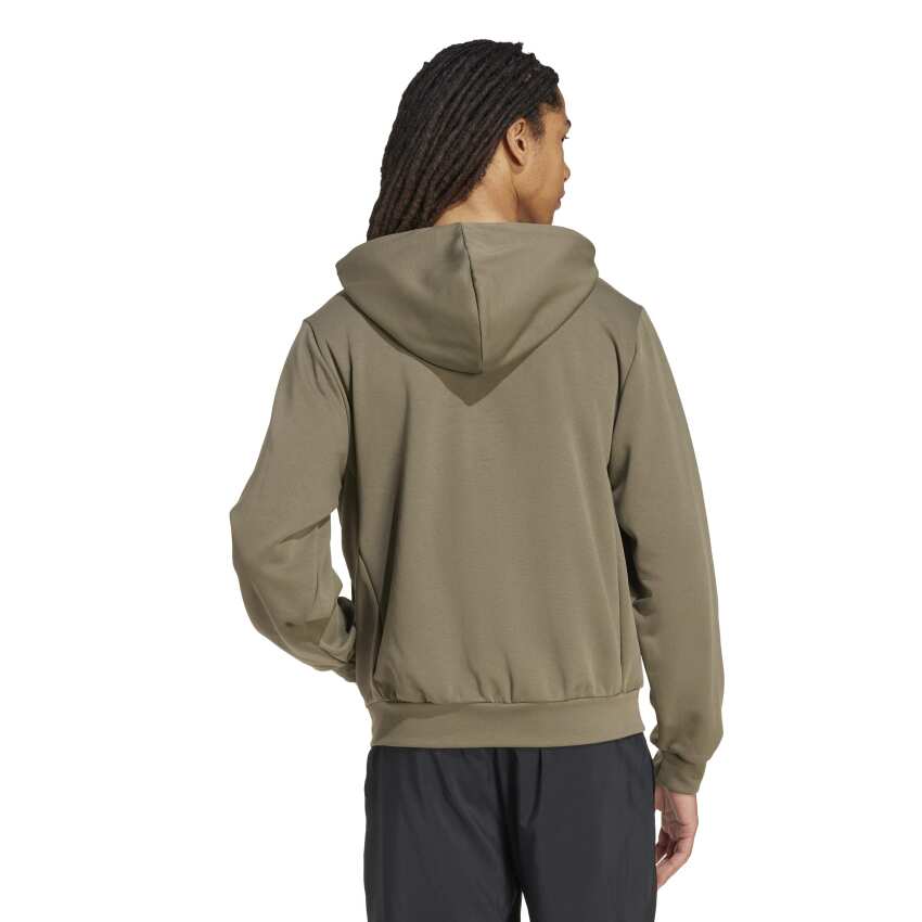 Adidas Essentials CLIMAWARM Kuş Tüyü Dolgulu Kapüşonlu Haki Erkek Mont - 2